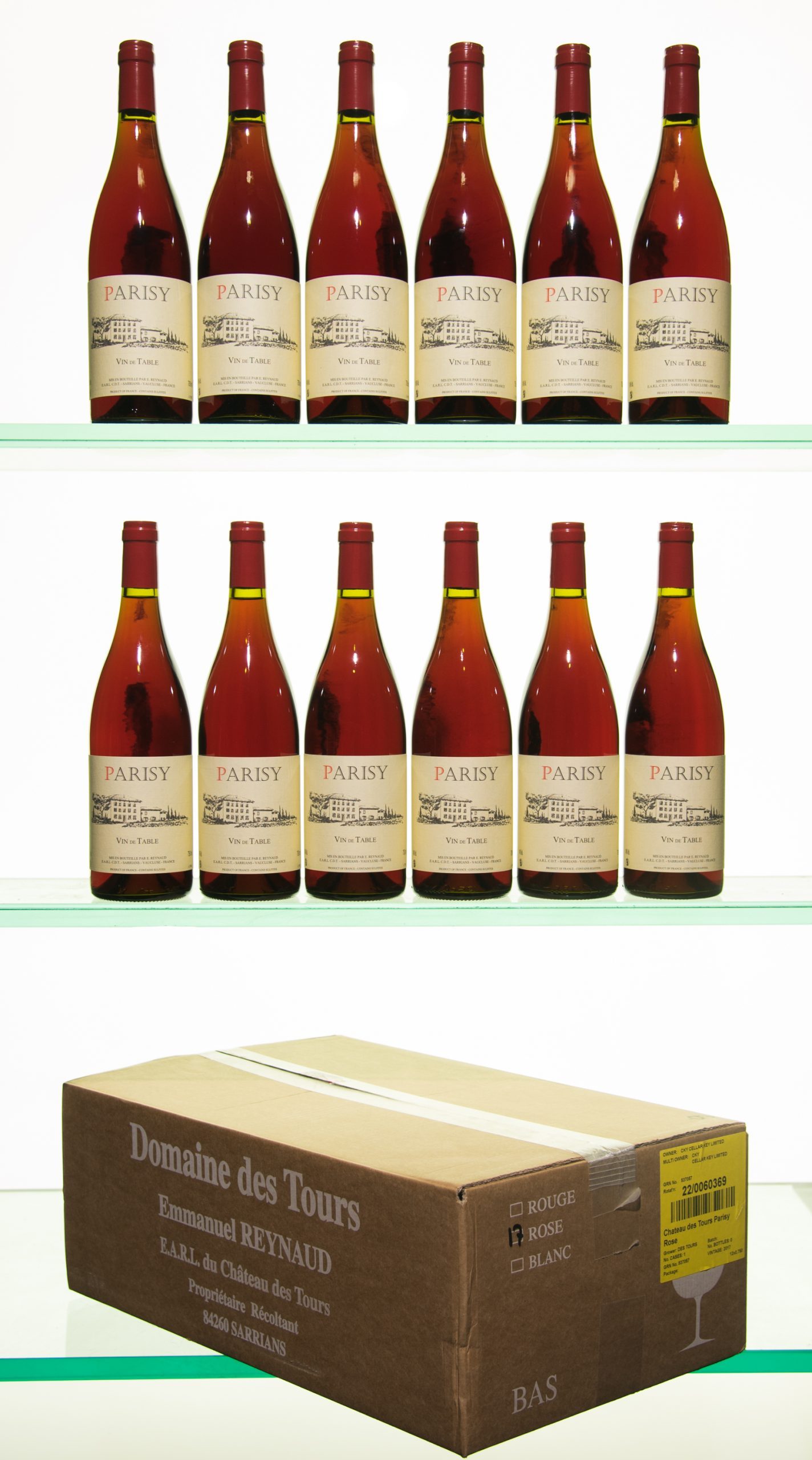 Parisy Rosé, Chateau des Tours, Rhone (NV)