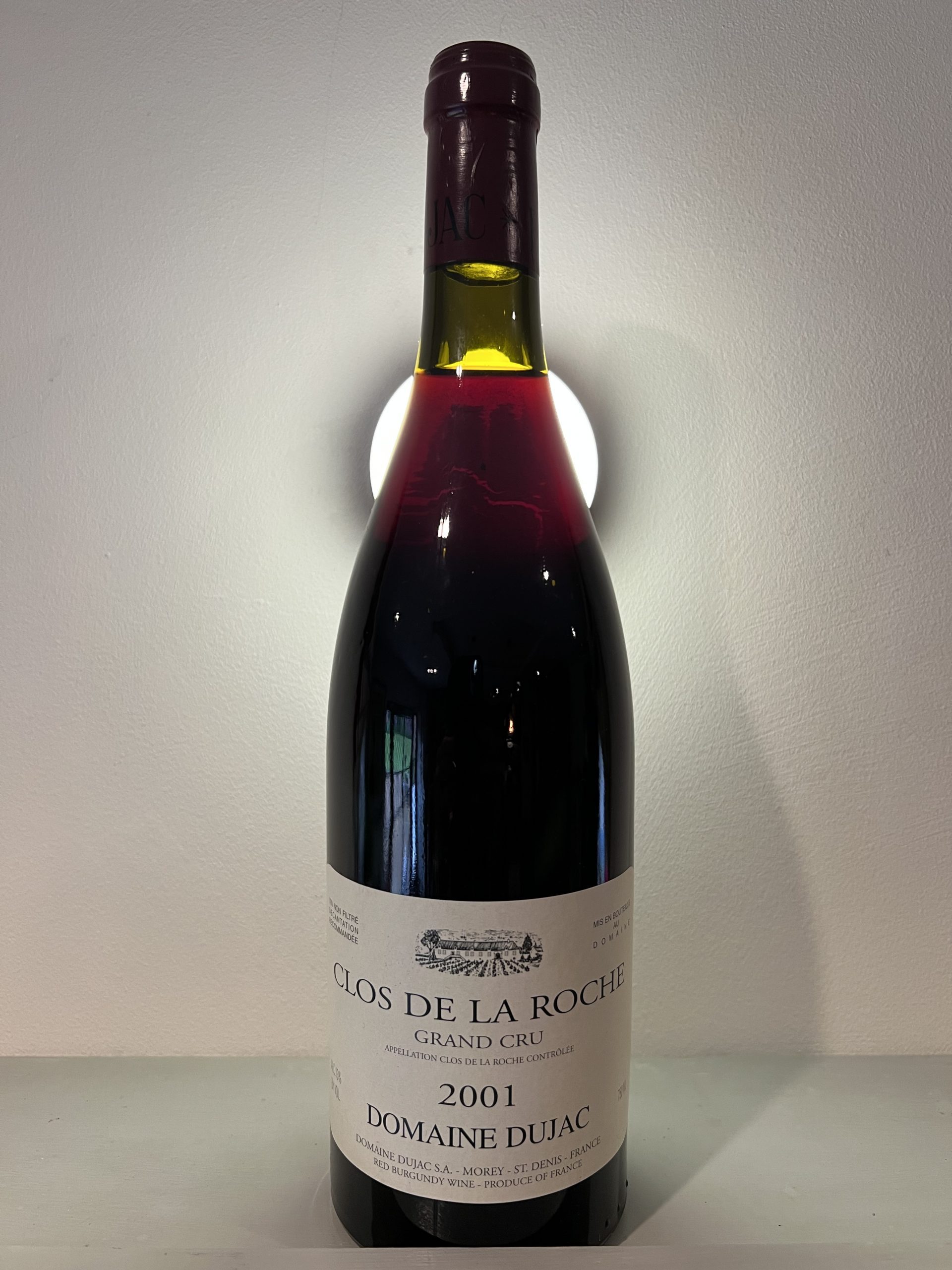 Clos de la Roche Grand Cru, Domaine Dujac, Burgundy (2001)