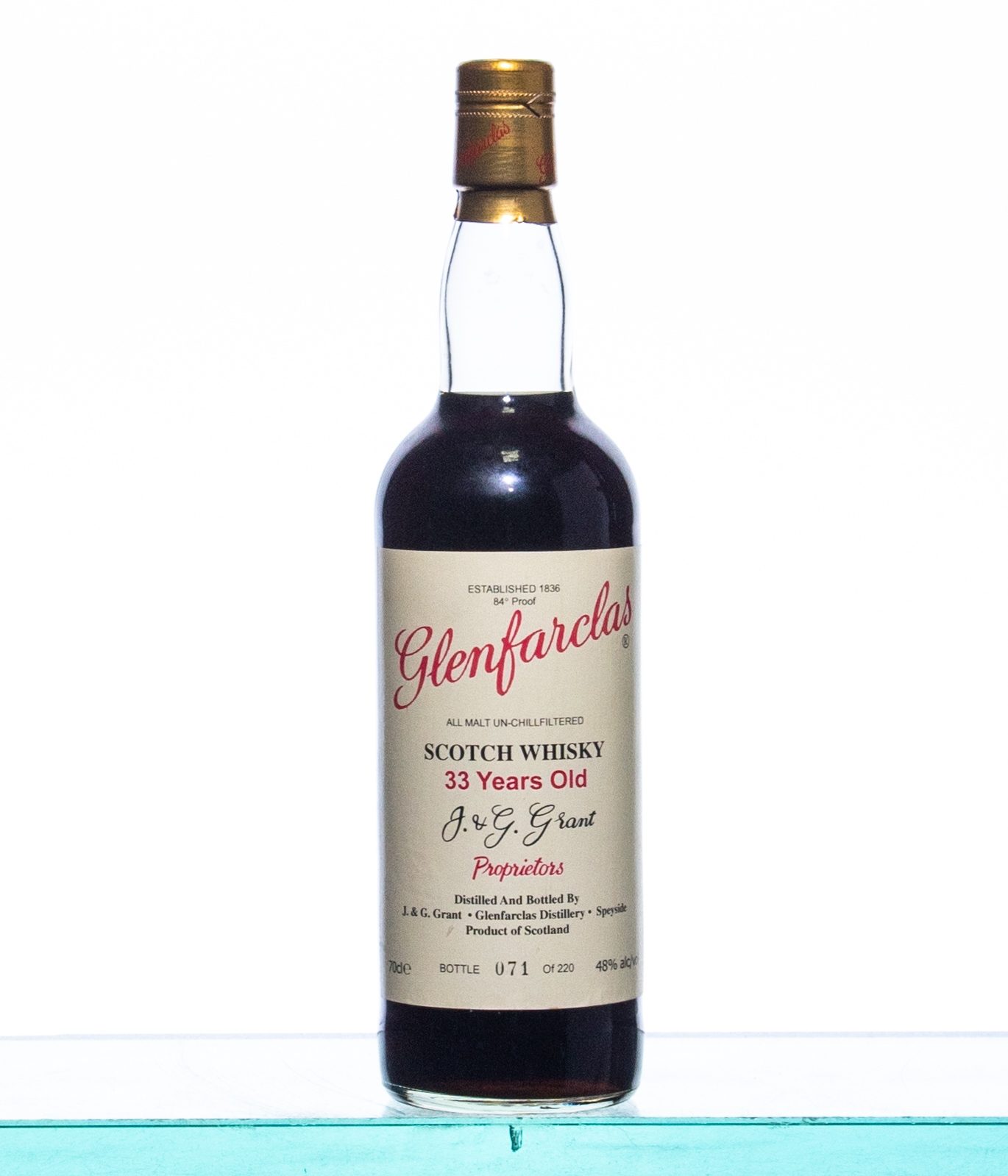 Glenfarclas 33 Year Old Single Malt Scotch Whisky, Scotland (1968)
