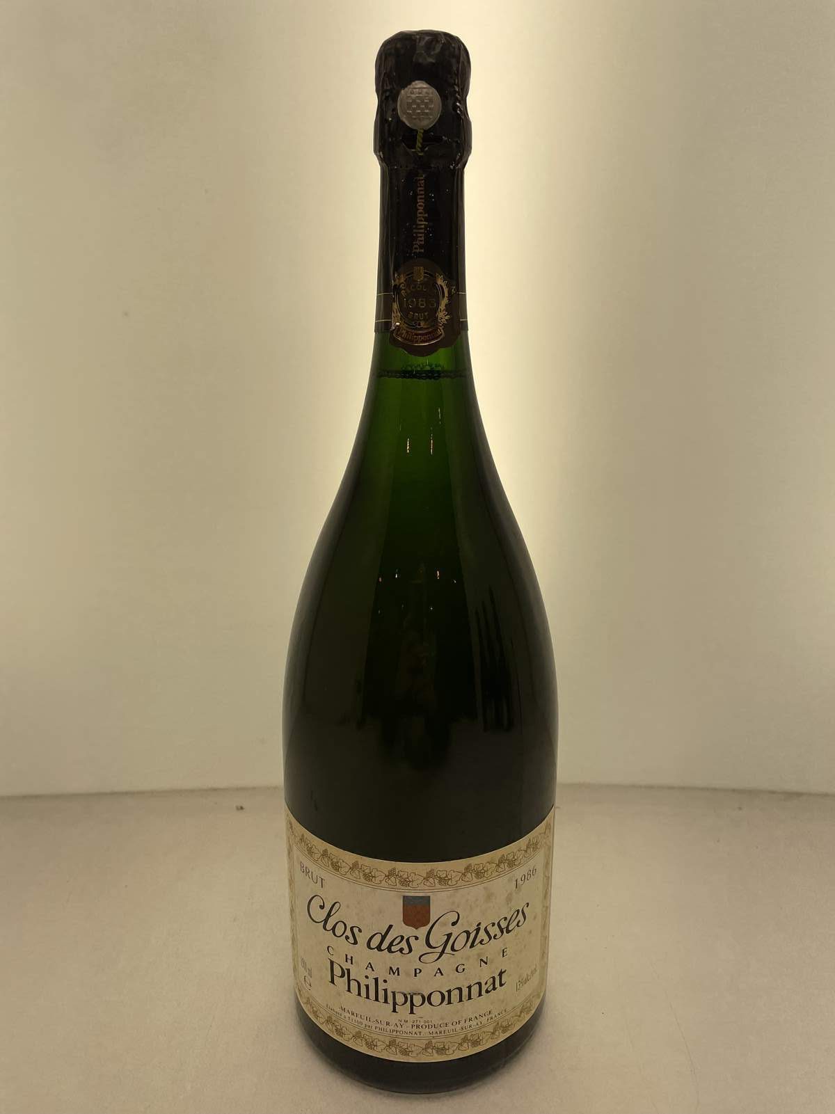 Philipponnat Clos des Goisses, Champagne (1986)