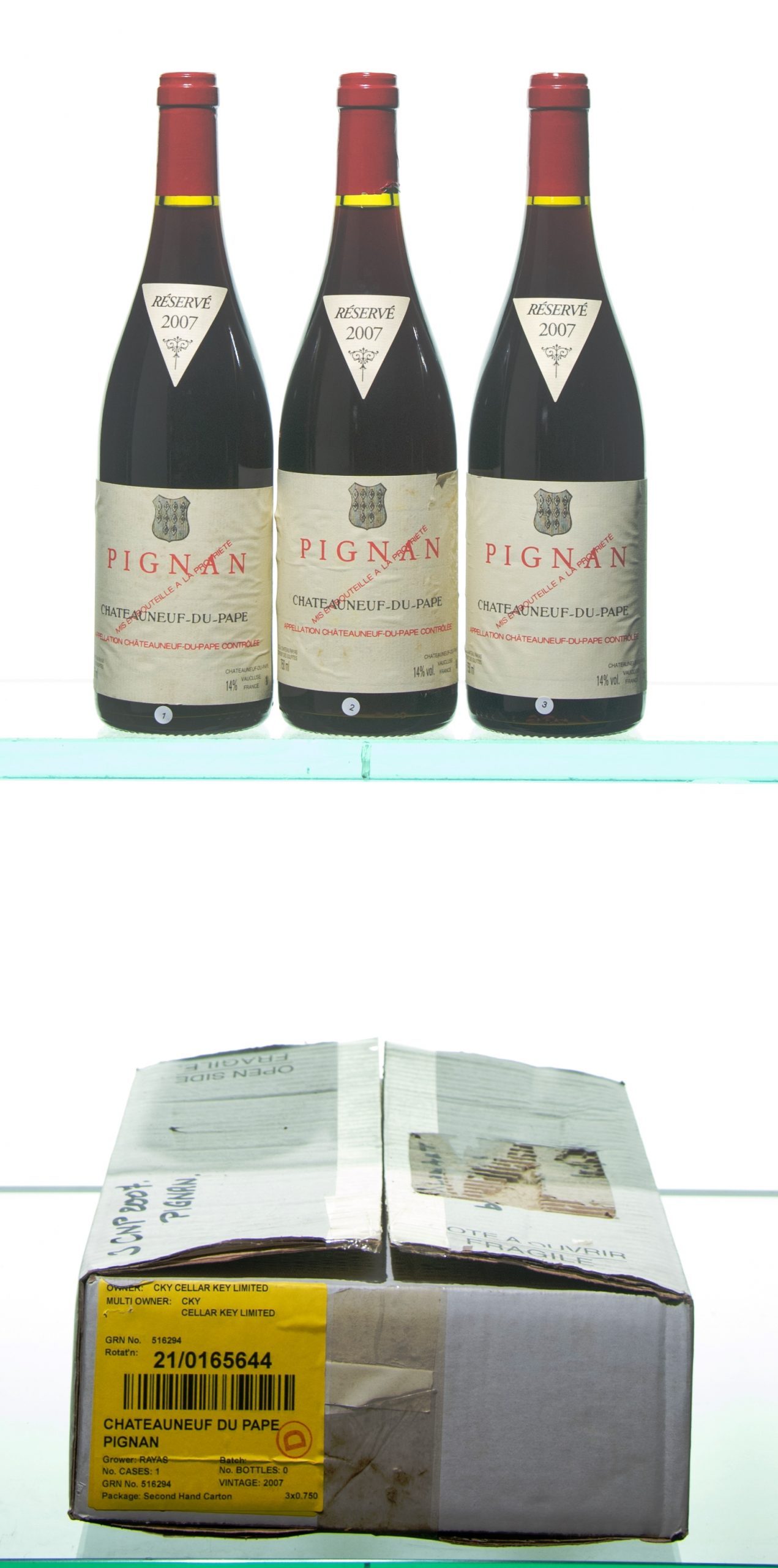 Chateauneuf du Pape Pignan, Rayas, Rhone, (2007)